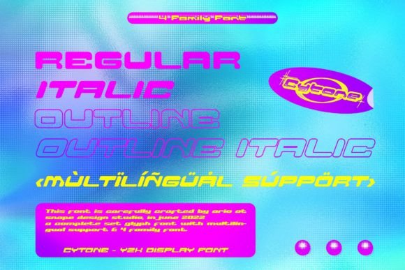 Cytone Font - Preview 2