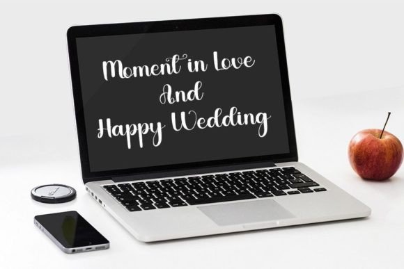 Heart Beach Font PNG with transparent background - Preview 1