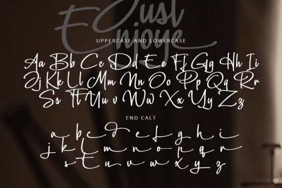 Just Enjoye Font PNG with transparent background - Preview 6