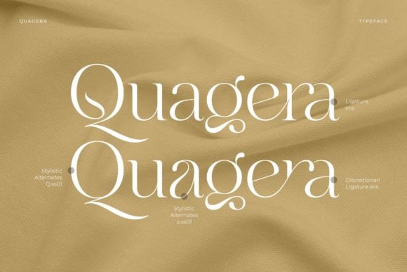 Quagera Font PNG with transparent background - Preview 1