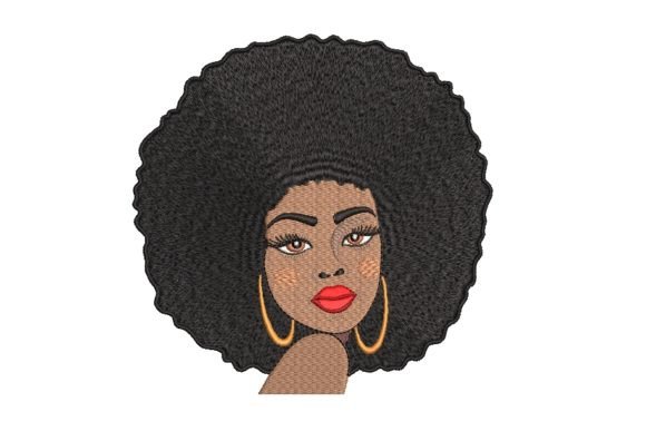 African Woman Face