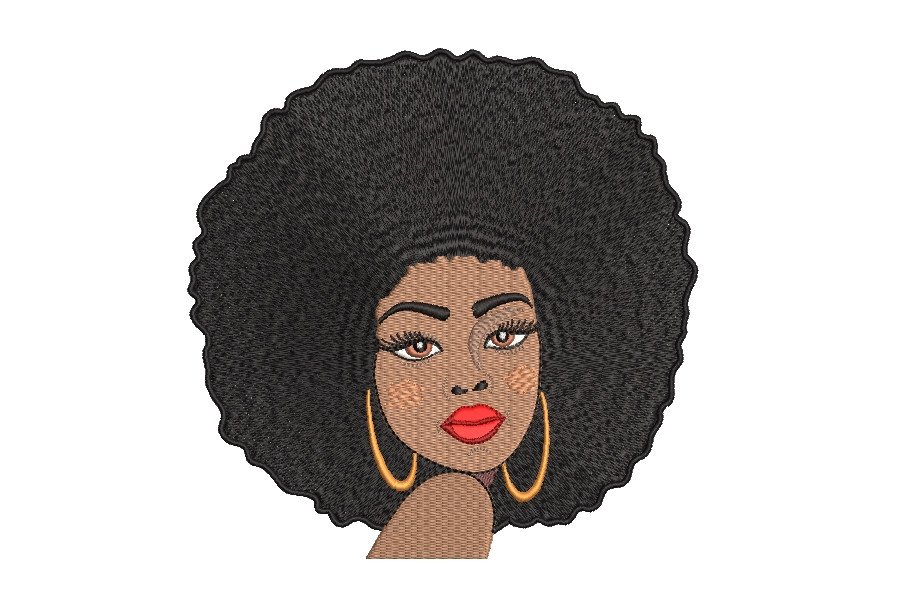 African Woman Face