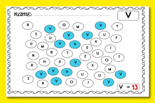 Alphabet Identification Find & Color a-z Graphic by MOF92 · Creative ...