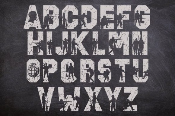 Army Font - Preview 1
