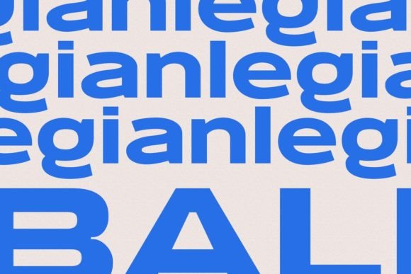 Belgro Font PNG with transparent background - Preview 2