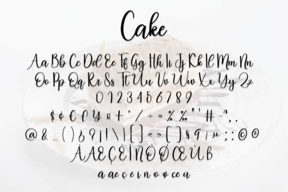 Cake Font - Preview 4