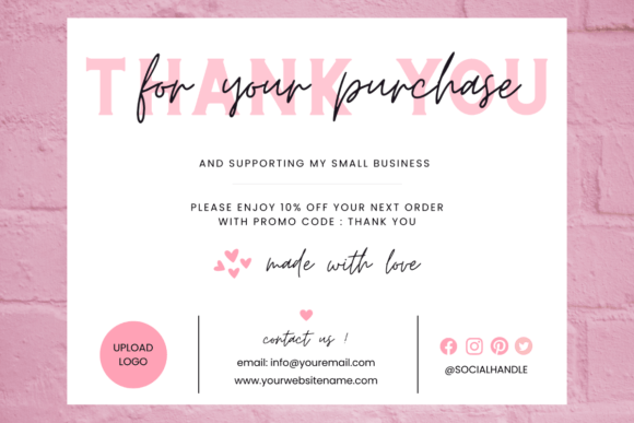Canva | Editable Thank You Card 32