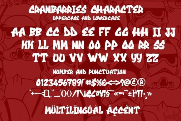 Cranbarries Font - Preview 5