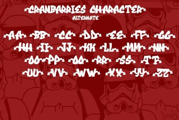 Cranbarries Font - Preview 6
