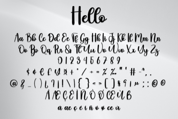 Hello Font - Preview 5
