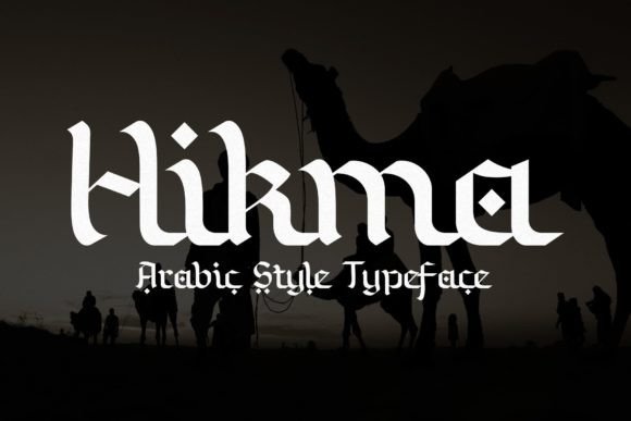 Hikma Font by HipFonts · Creative Fabrica font preview