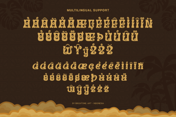 Karma Smoke Font PNG with transparent background - Preview 3