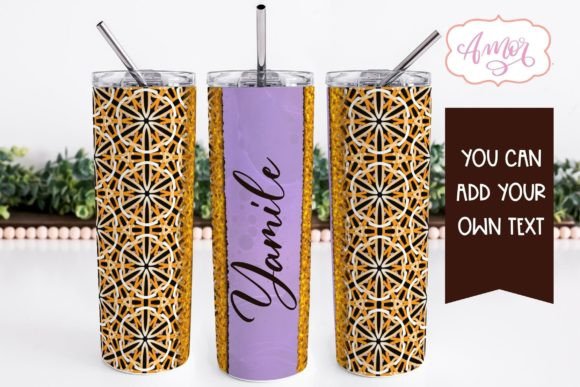 Mandala Tumbler Wrap for Sublimation Grafika Ilustracje do Druku Przez Amorclipart