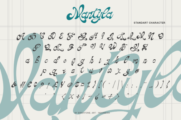 Mantyla Font font preview - 1