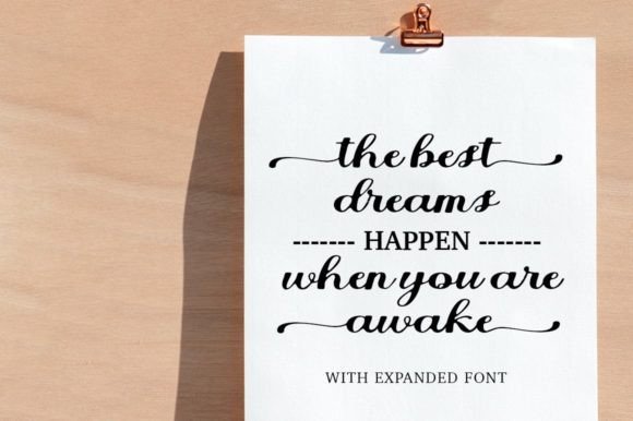 Night Time Story Font PNG with transparent background - Preview 3