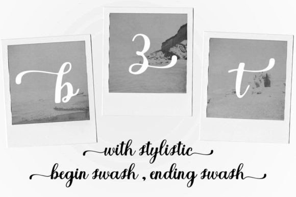 Night Time Story Font PNG with transparent background - Preview 6