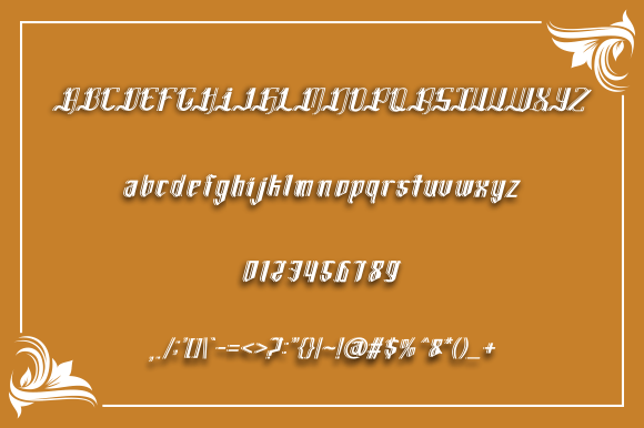 Presto Victory Font PNG with transparent background - Preview 2