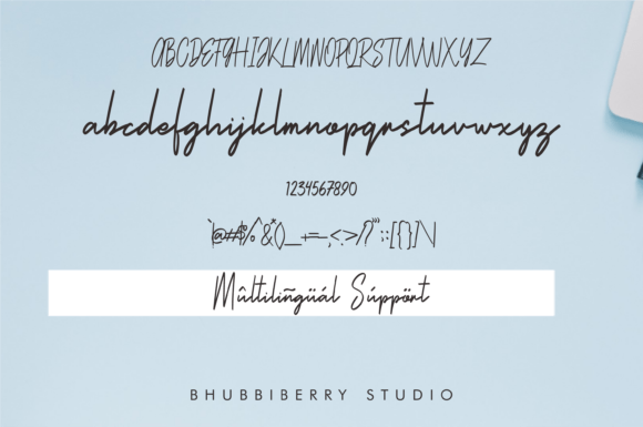 Shaquel Lavigne Font PNG with transparent background - Preview 6