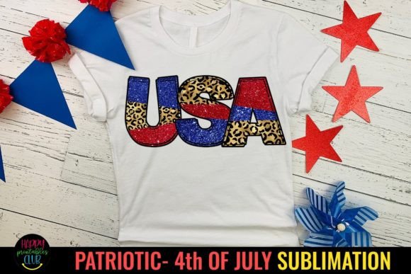 USA Patriotic Sublimation I July 4 Grafik Plotterdateien Von Happy Printables Club