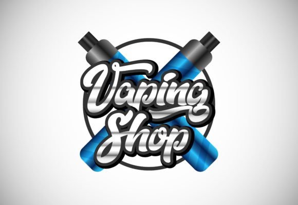 Vape, E-cigarette Logo Design Graphic by makhondesign  Creative Fabrica