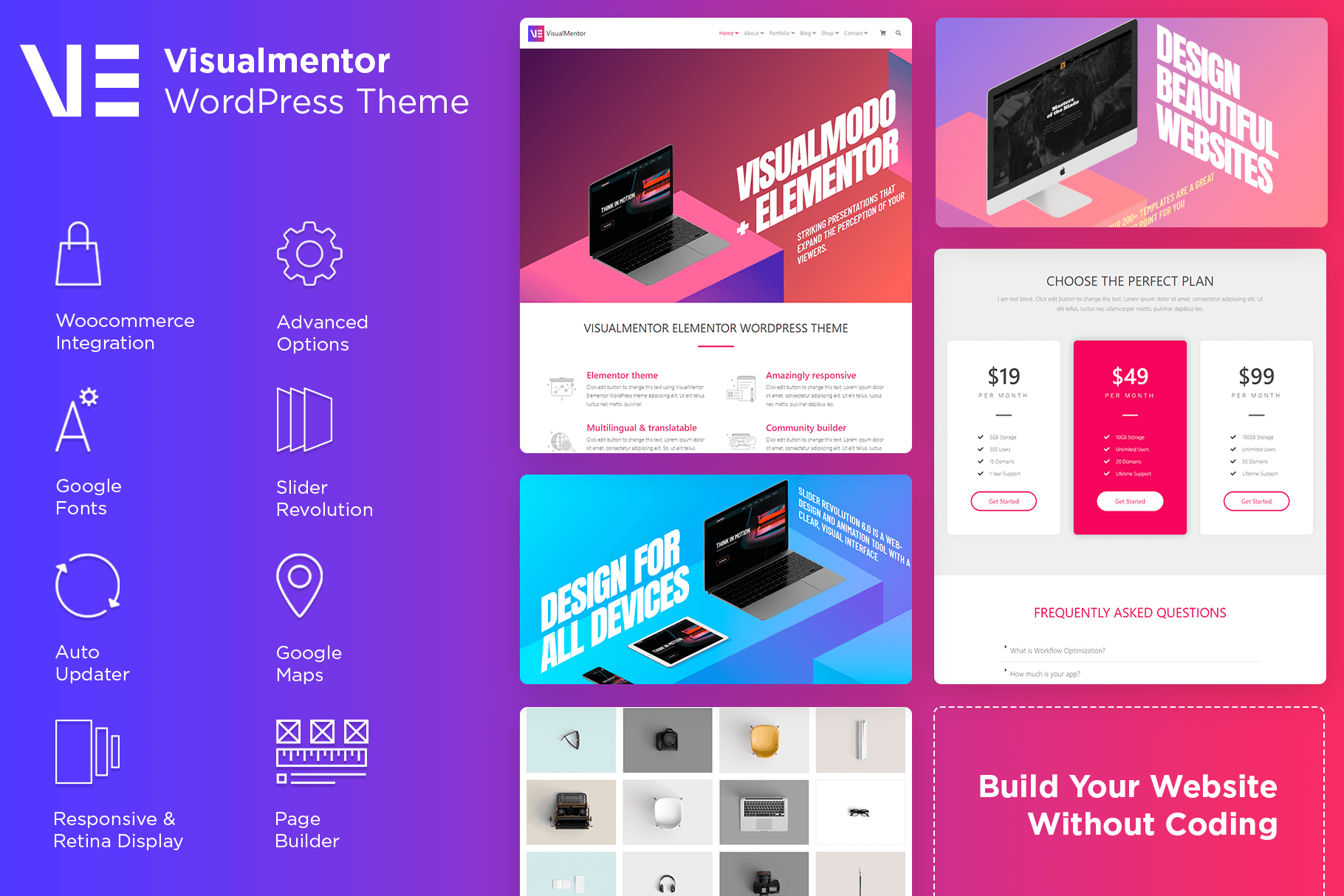 VisualMentor Elementor WP Theme Graphic by Visualmodo WordPress Themes ...