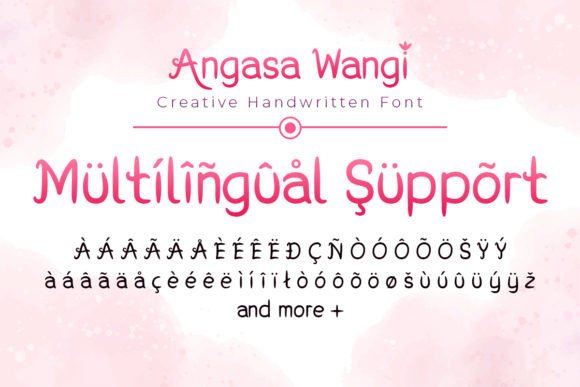 Angasa Wangi Font - Preview 2