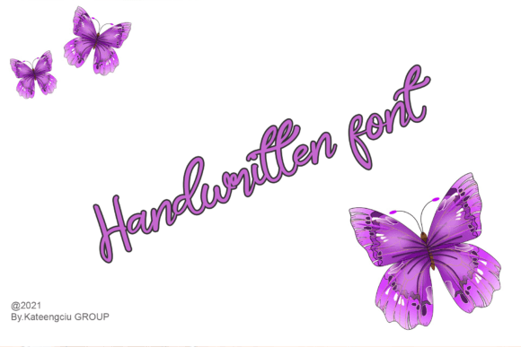 Butterflay Font - Preview 2