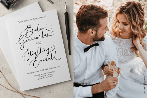 Calligrathink Font - Preview 4