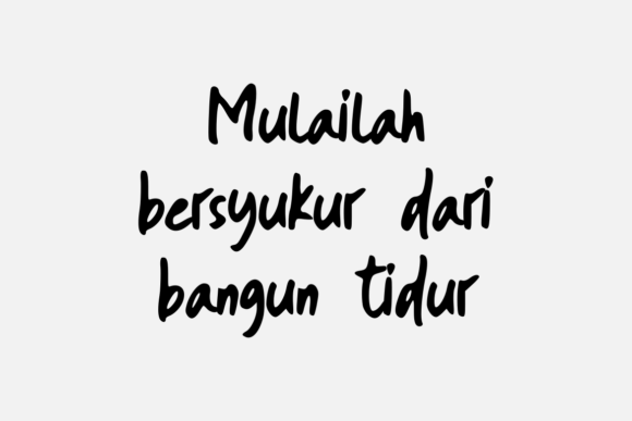 Simple Banget Font PNG with transparent background - Preview 1