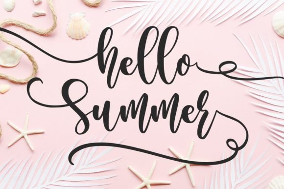 Beautiful Sunshine Font - Preview 1