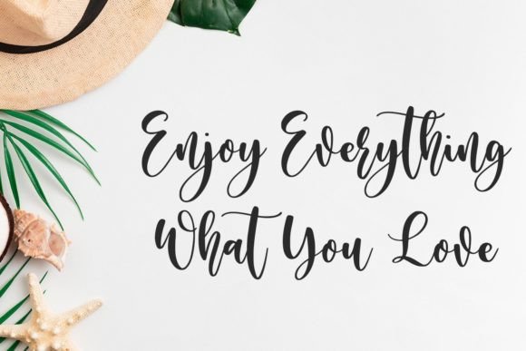 Beautiful Sunshine Font - Preview 2
