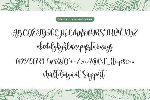 Beautiful Sunshine Font - Preview 5