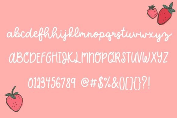 Biscuits & Jam Font - Preview 2