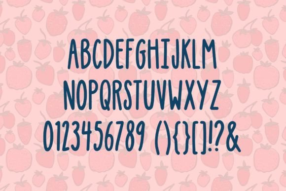 Biscuits & Jam Font - Preview 3