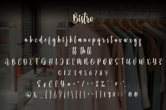 Bistro Font - Preview 5