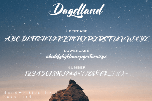 Dagelland Font - Preview 4