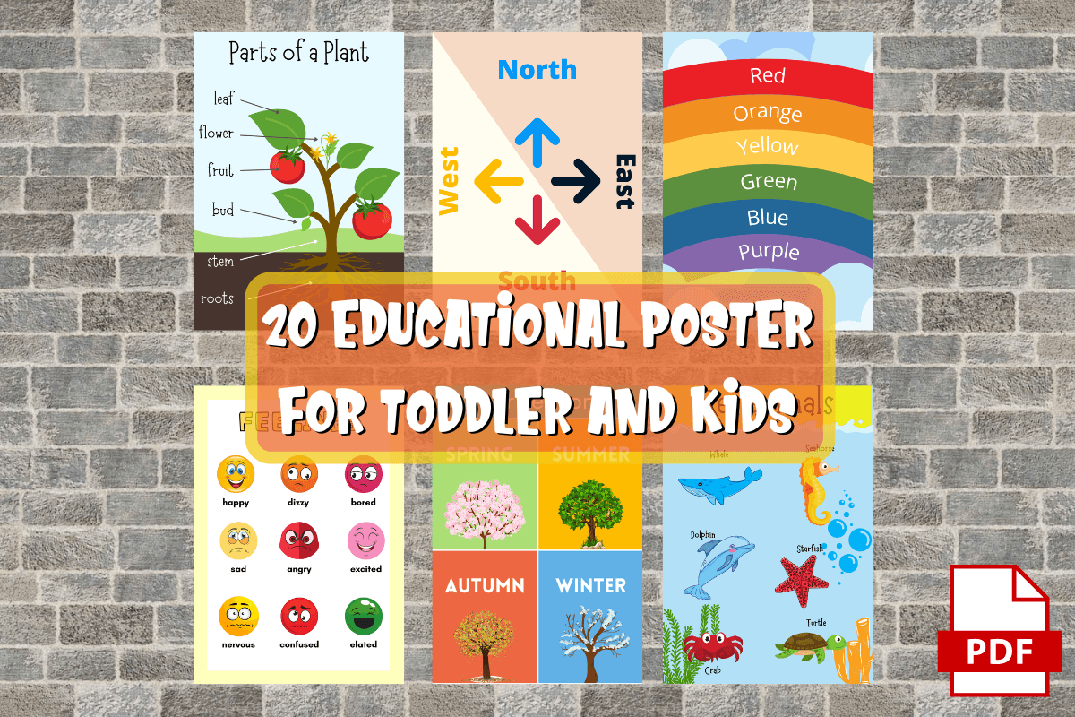 Educational Poster to Print for Children