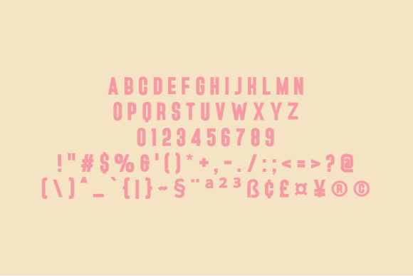Feminine Cupcakes Font PNG with transparent background - Preview 1