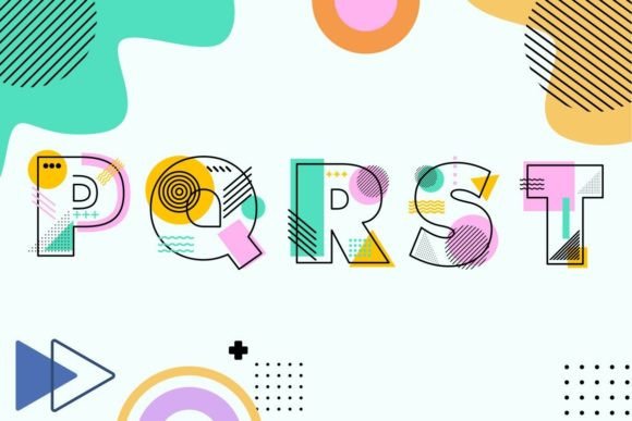 Geomile Memphis Font - Preview 4