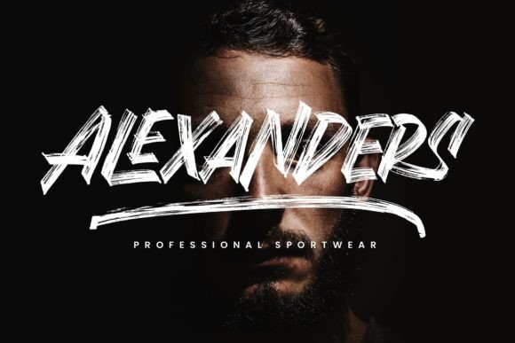 Grashrock Font PNG with transparent background - Preview 4