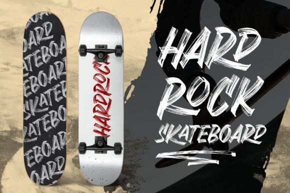 Grashrock Font PNG with transparent background - Preview 5