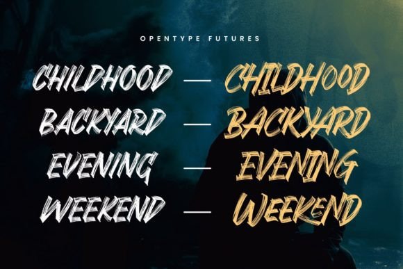 Grashrock Font PNG with transparent background - Preview 6
