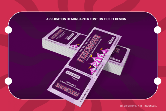 Headquarters Font PNG with transparent background - Preview 3