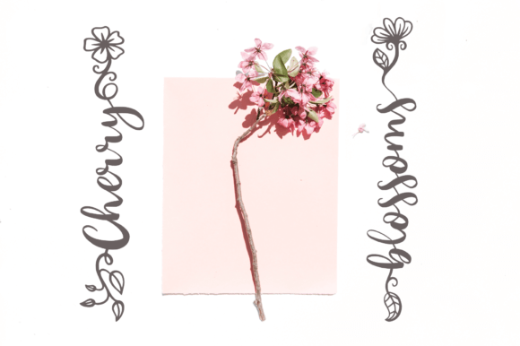 Hello Floral Font - Preview 3