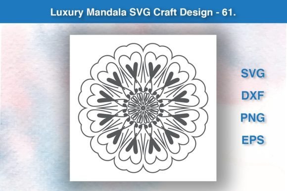 Luxury Mandala SVG Craft Design - 61