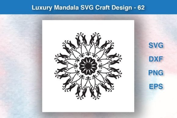 Luxury Mandala SVG Craft Design - 62