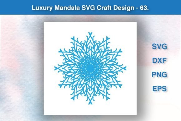 Luxury Mandala SVG Craft Design - 63