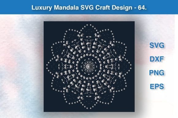 Luxury Mandala SVG Craft Design - 64