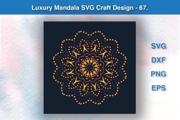 Luxury Mandala SVG Craft Design - 67