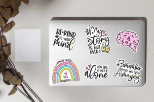 Mental Health Stickers Graphic by KMarinaDesign · Creative Fabrica